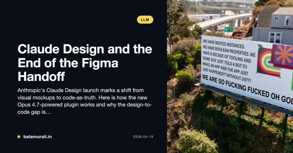A split screen showing a Claude chat interface generating a React component library on one side and a live-rendered web prototype on the other.